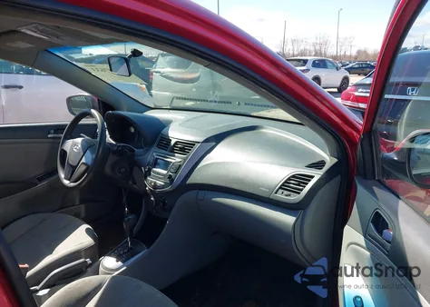 2016 Hyundai Accent Se z USA, uszkodzony, nr VIN KMHCT4AE6GU122575